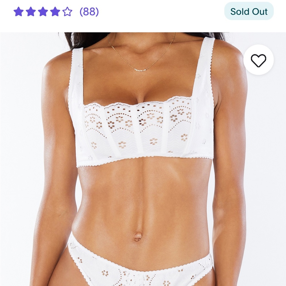NWT Savage X Fenty "Bombshell Broderie" Set L - limited edition sold out